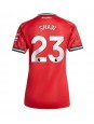 Billige Manchester United Luke Shaw #23 Hjemmedrakt Dame 2025-26 Kortermet